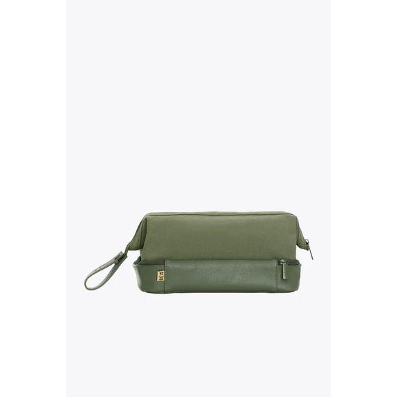 NWT BEIS Dopp Kit Cosmetic Bag in Olive Green - Picture 3 of 7
